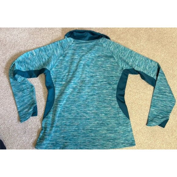 Columbia Optic 1/2 Zip Teal Green Pull Over Sweatshirt Womens Large - Picture 2 of 6